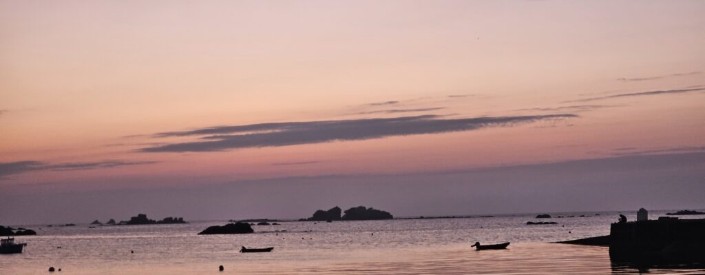 Couché de soleil à Lilia Plouguerneau Finistère